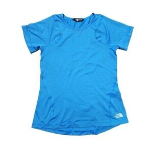 The‎ North Face Athletic Top Womens Size S Flashdry Blue Work Out Gym Outdoors